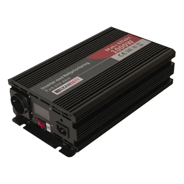 Marin & Fritid Skanbatt NET1000 inverter 12V 1000W ren sinus