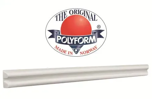 Marin & Fritid Polyform MF44 bryggfender vit 940 mm punkteringsfri