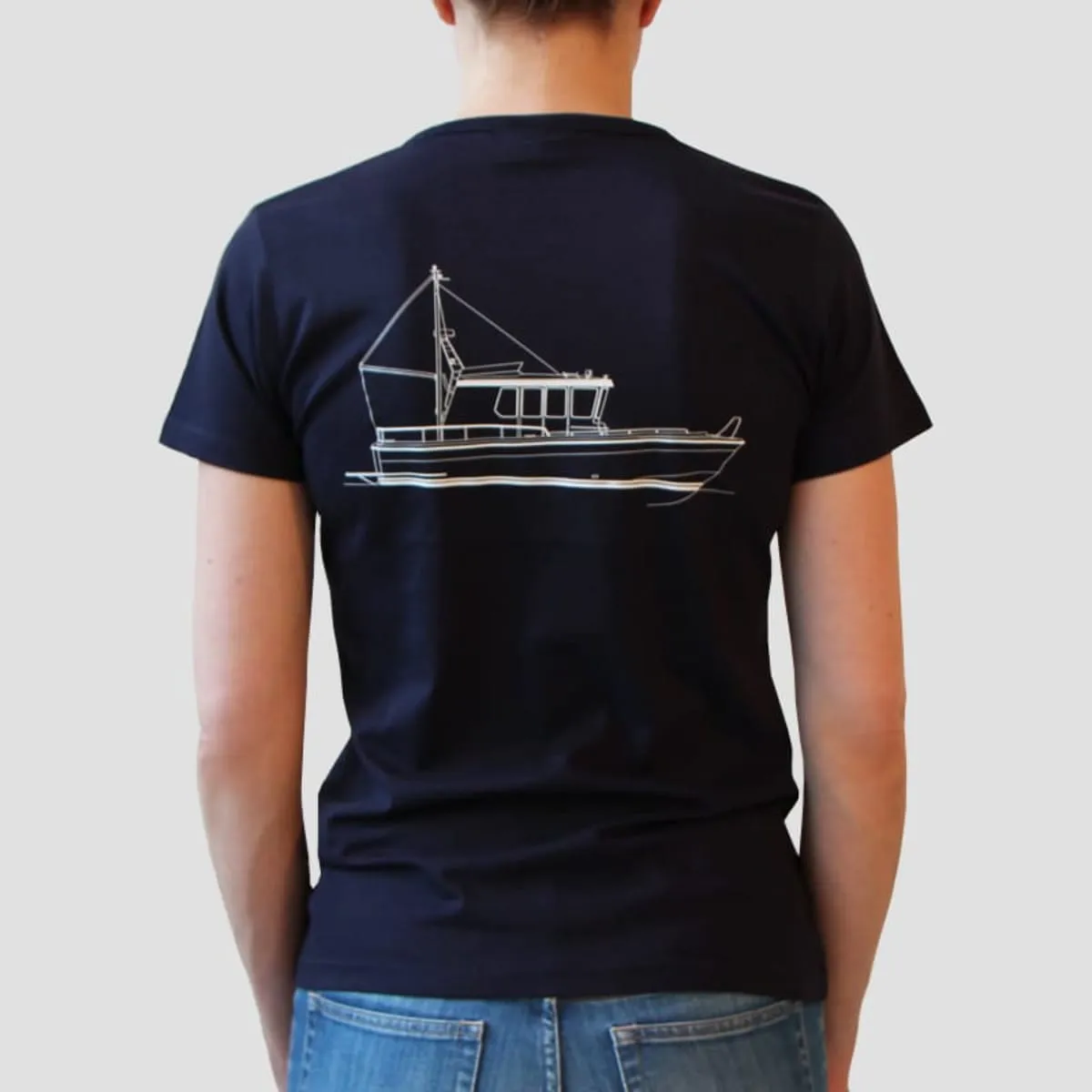 Targa Boats t-shirt dam bomull vit S/36