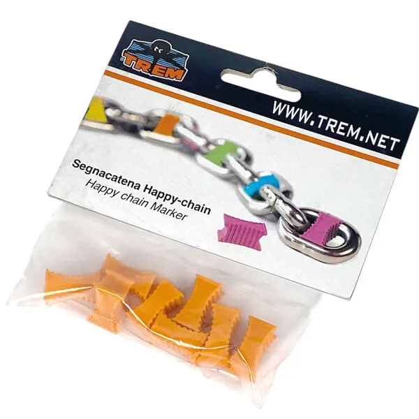 Marin & Fritid Kättingmarkering 8 mm markörer blå 10-pack plast