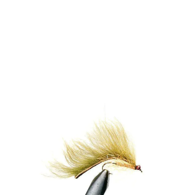 Olive & Orange Krystal Zonker fiskedrag fluga
