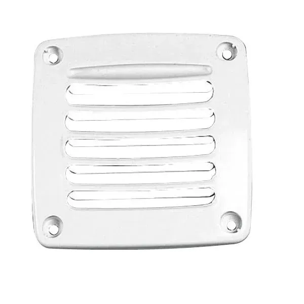 Marin & Fritid Ventilgaller 92x92 mm vit plast