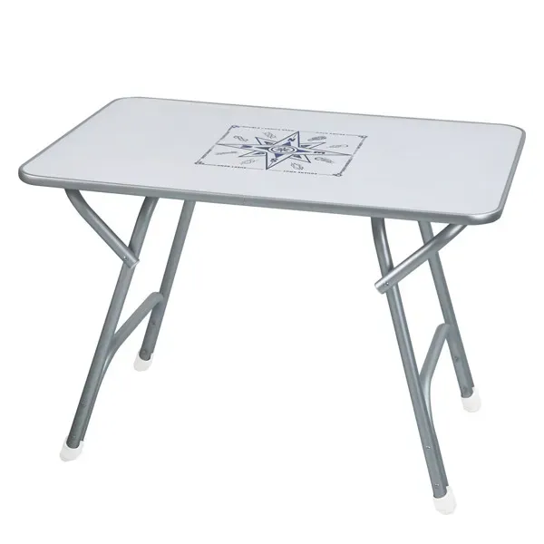 Marin & Fritid däcksbord litet 88x61x44 cm aluminium
