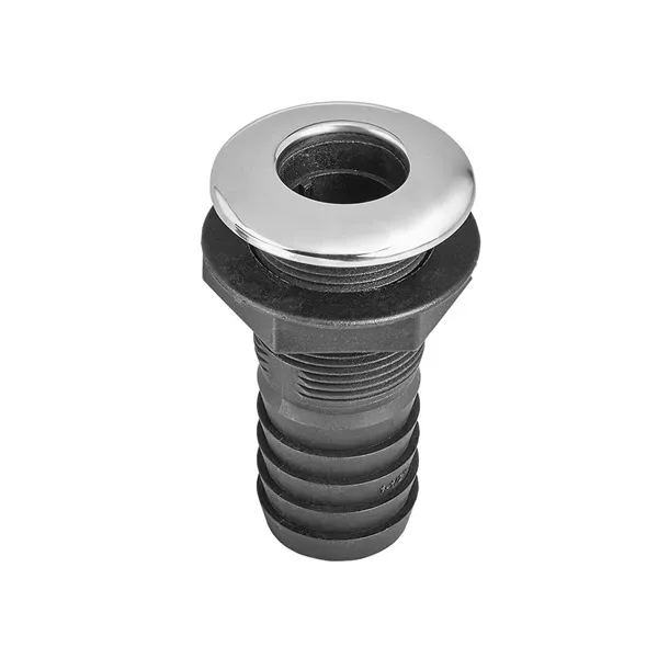 Marin & Fritid Bordsgenomföring 19 mm plast rostfri fläns