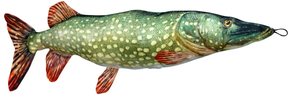 Mjukisdjur Gädda XL 150cm kudde