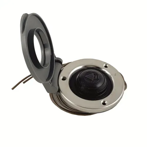 Fotkontakt ankarspel upp/ner 75mm grå/svart