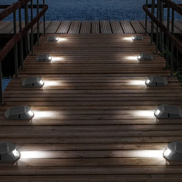 Marin & Fritid 1852 brygglampa solcellslampa aluminium