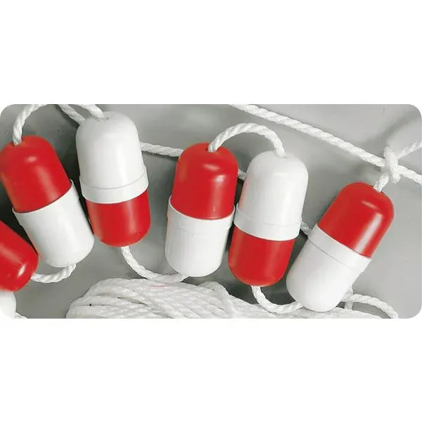 Marin & Fritid Markeringsflöte röd/vit 14x6cm flöte 131g