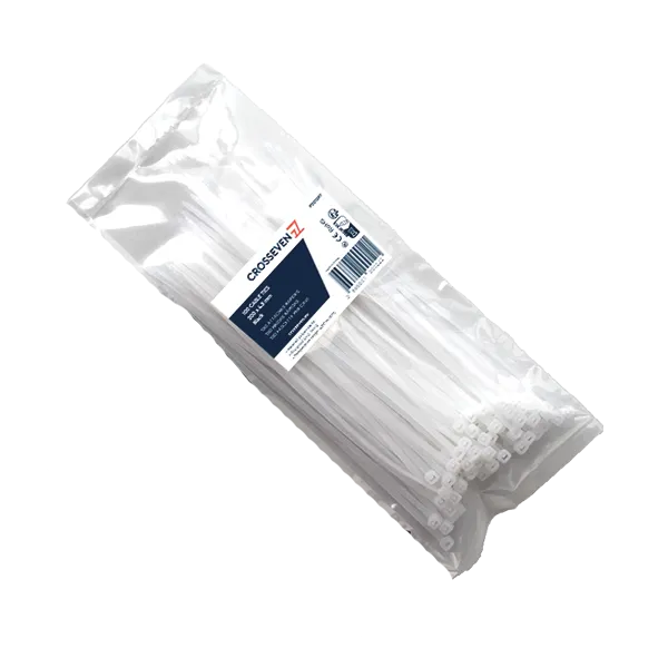 Marin & Fritid buntband 2,5x100 mm vit 100-pack