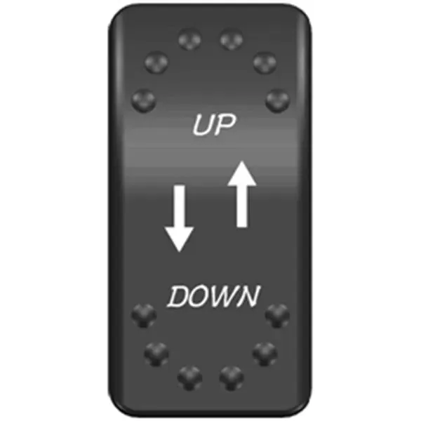 Marin & Fritid Lock strömbrytare Upp-Ner symbol