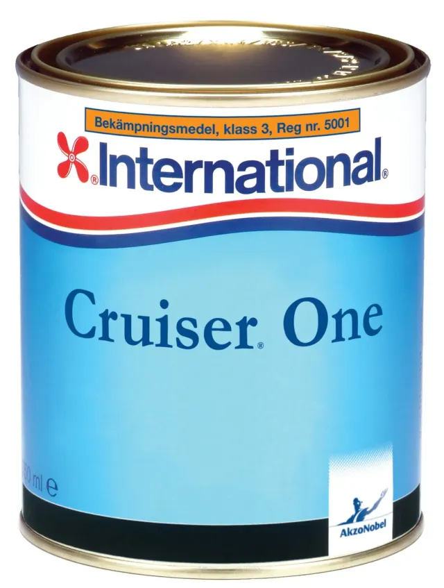 Cruiser One bottenfärg röd 2,5 l polerande koppar Östersjön