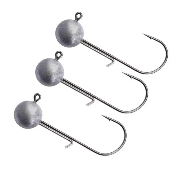 Marin & Fritid Jiggskalle 10g 2/0 Zink 3-pack