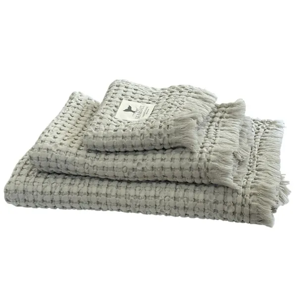 MB Sea & Salt Handdukar våfflade navy handduksset 3-pack
