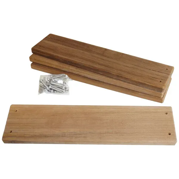 Marin & Fritid Fotsteg trä bryggstege 4-pack teak