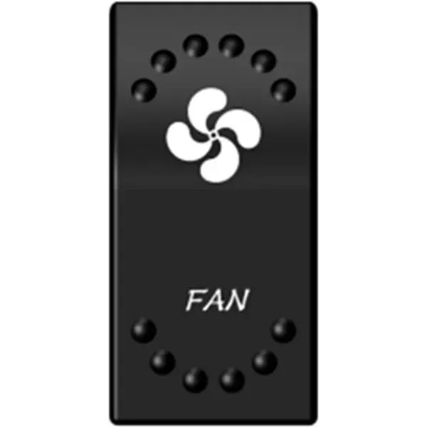 Marin & Fritid Lock fläkt strömbrytarlock symbol
