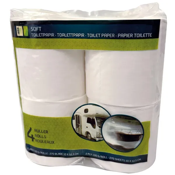 Marin & Fritid 1852 mjukt toalettpapper 4-pack septiktank