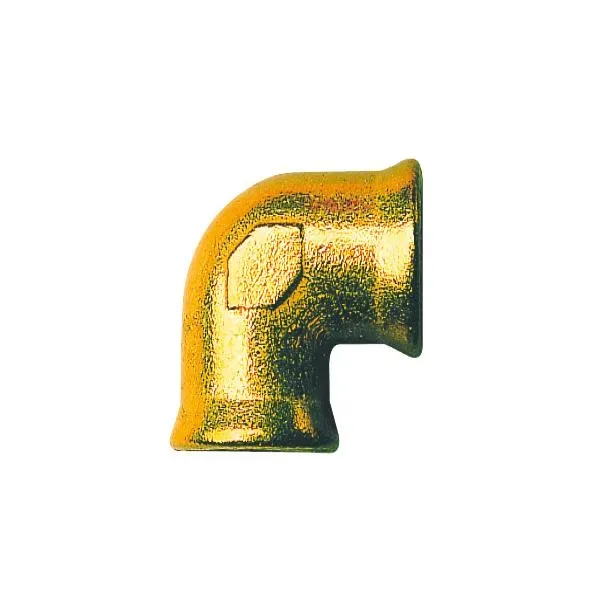 Marin & Fritid Rörvinkel 1 1/2" inv/inv 90° mässing