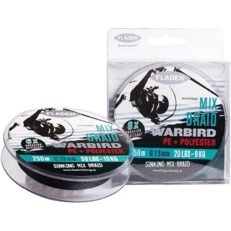 Warbird Mix Braid flätlina 100m 0,26mm sjunkande
