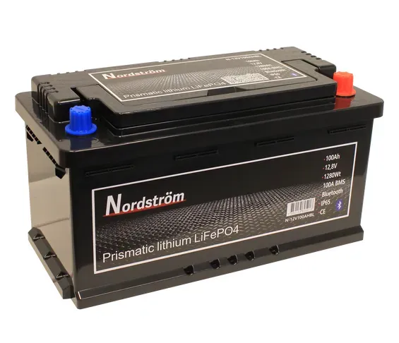 Nordström Lithium Bluetooth 12V 100Ah litiumbatteri