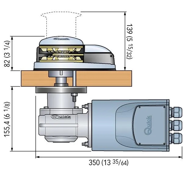 Prince DP2 ankarspel 1000W 12V 8 mm kätting
