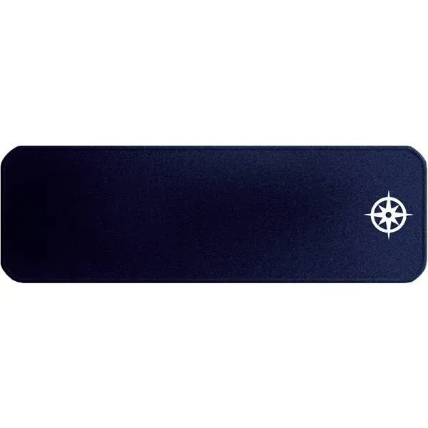 Marin & Fritid kompass löpare matta 45x150 cm marinblå
