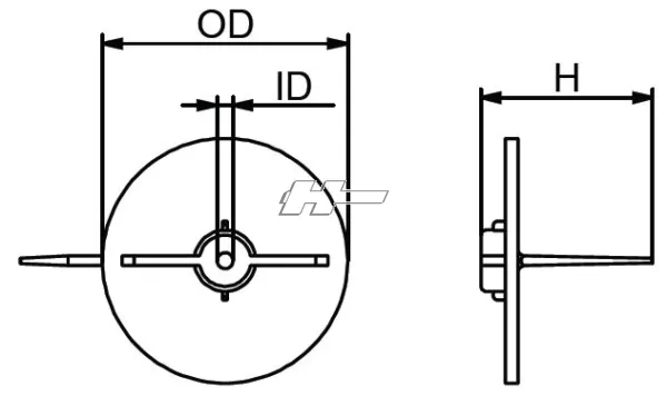 Marin & Fritid Trimfena anod magnesium 50-60hk Mercury