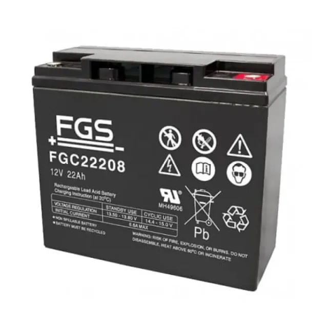 Marin & Fritid FGC22208 batteri 12V 22Ah AGM underhållsfritt