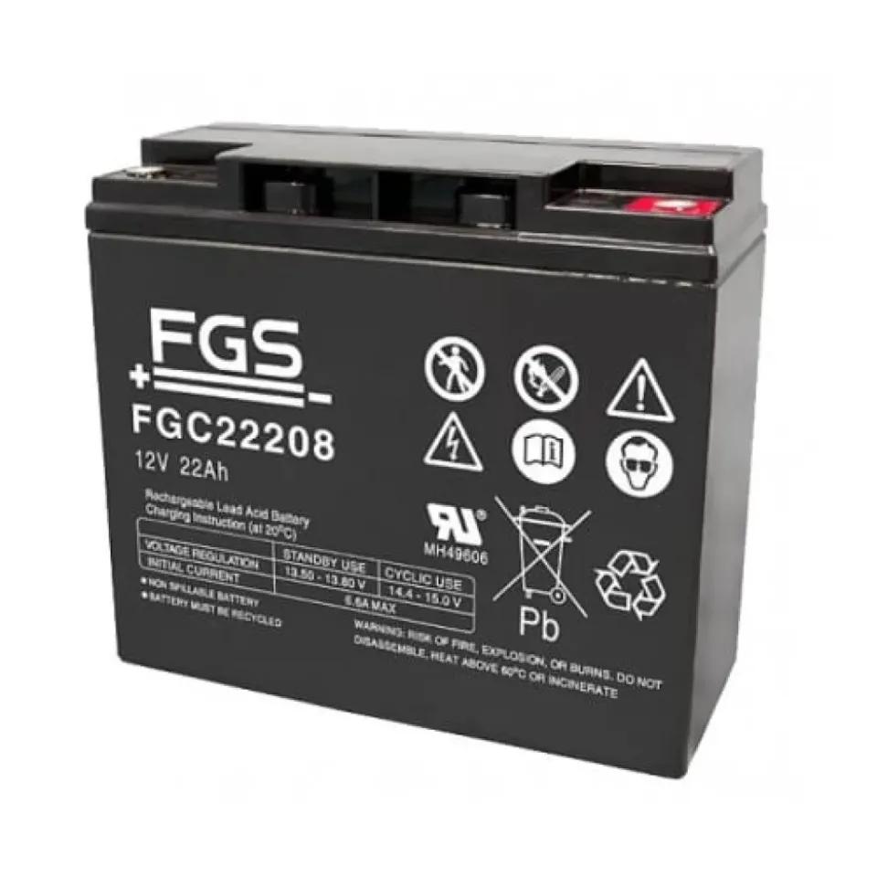 Marin & Fritid FGC22208 batteri 12V 22Ah AGM underhållsfritt