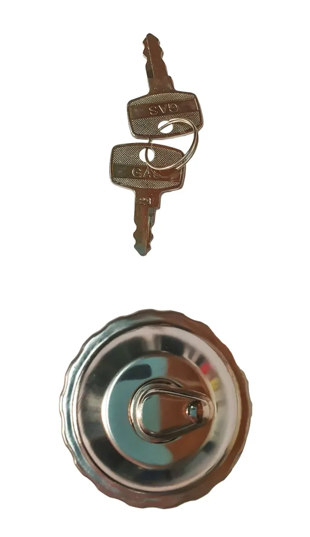 Marin & Fritid tanklock låsbart blankpolerat Sachs