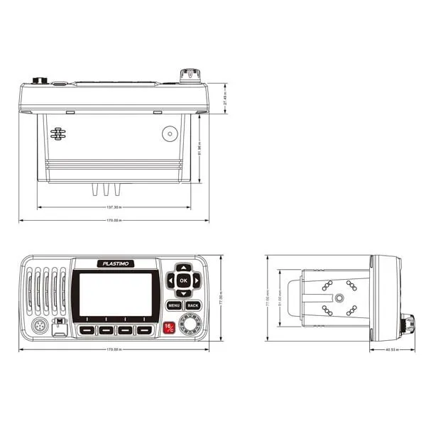 Marin & Fritid FX-500+ VHF Fast DSC IPX7