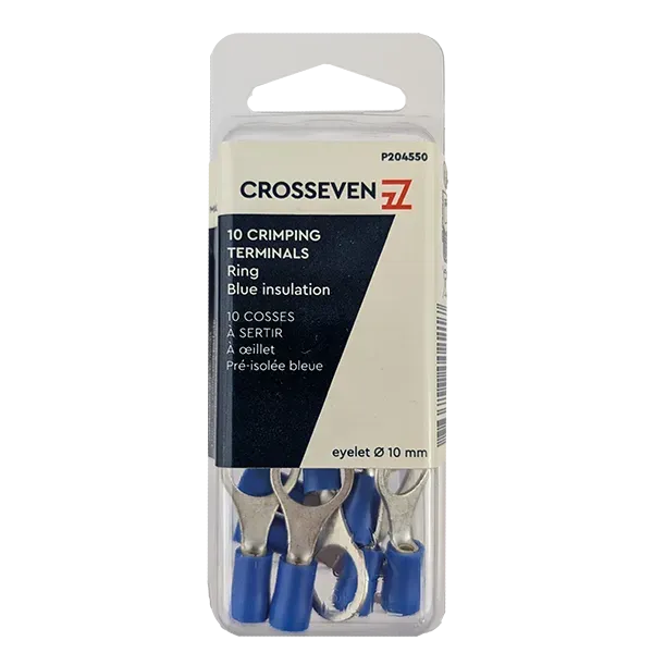 Marin & Fritid ringkabelsko blå 10 mm 10-pack