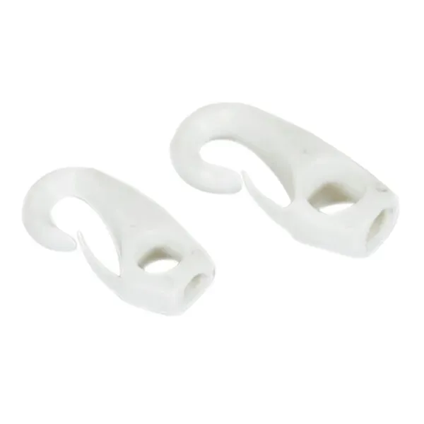 Marin & Fritid nylonkrok vit 10 mm 2-pack