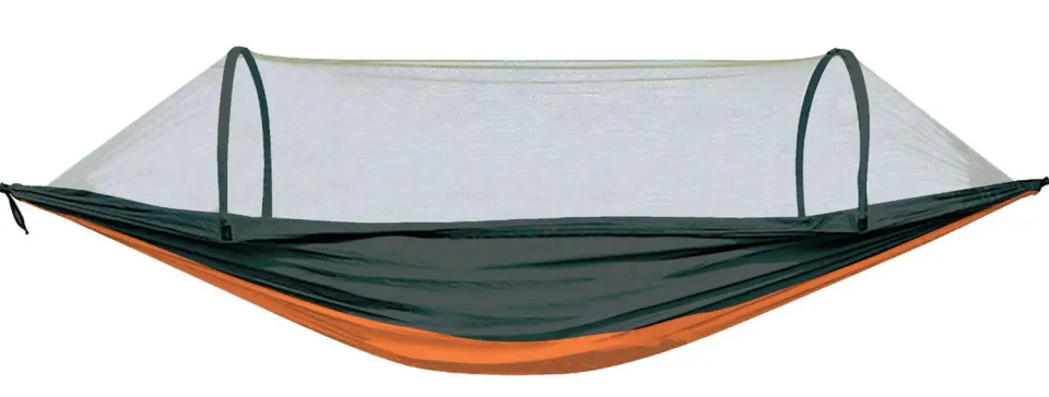 Marin & Fritid Hängmatta Myggnät Orange 260x140cm