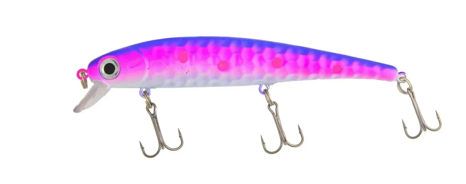 Marin & Fritid Dalton drag 12 cm 18 g blå-rosa-lila