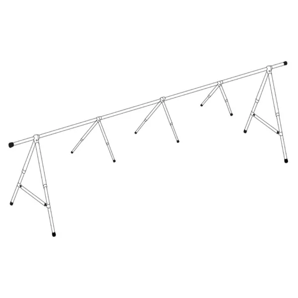 Noa A-ställning presenningsställning 8m aluminium