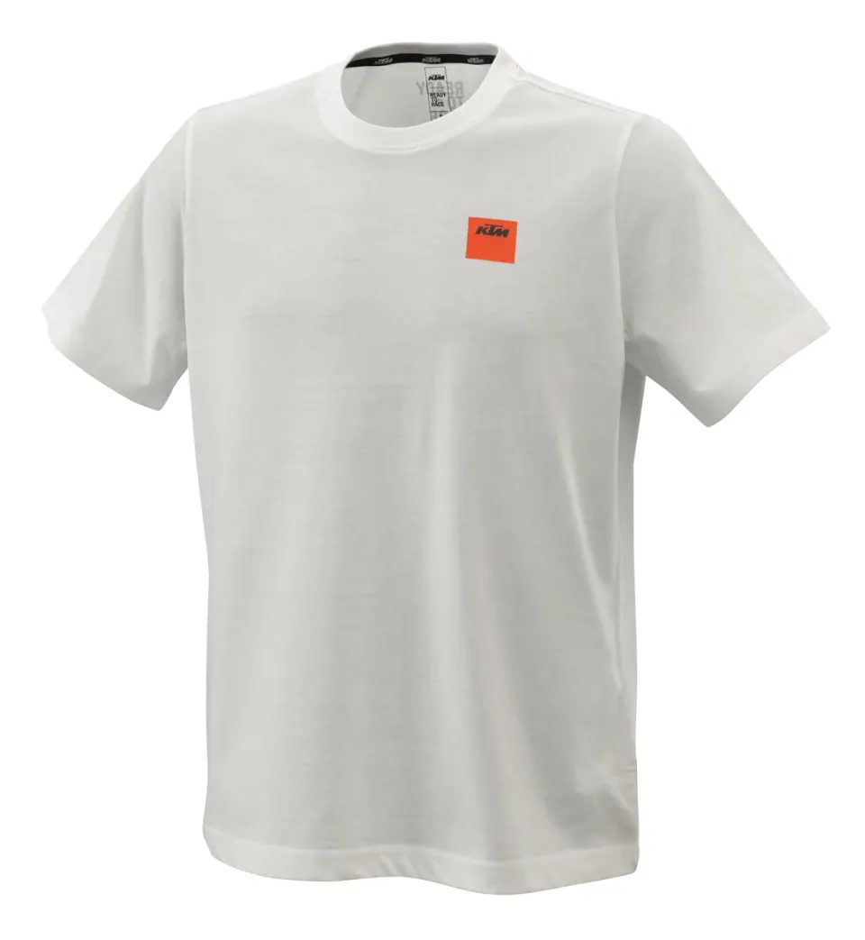 KTM Pure Racing White t-shirt vit XXS