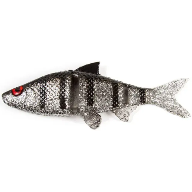 Fladen Living Roach Jigg 60 g 17 cm black/silver gäddbete