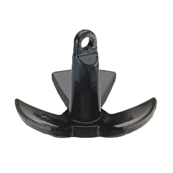Marin & Fritid plättankare 4,5 kg svart PVC