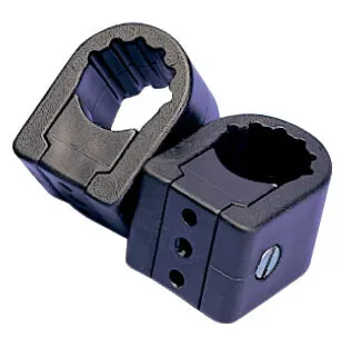 Marin & Fritid Pulpitfäste UCIX-2X svart 25 mm