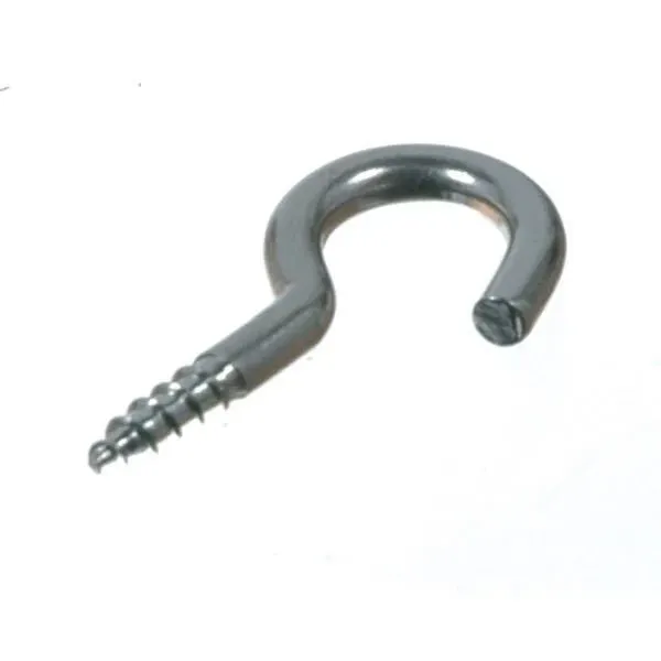 Marin & Fritid skruvkrok L-44mm rostfri 5-pack