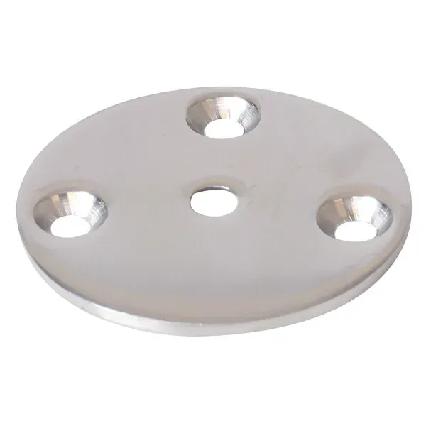 Marin & Fritid underplatta rostfri rund Ø58 mm