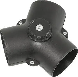 Marin & Fritid Y-ventil 75x60/60mm varmluftsventil med spjäll