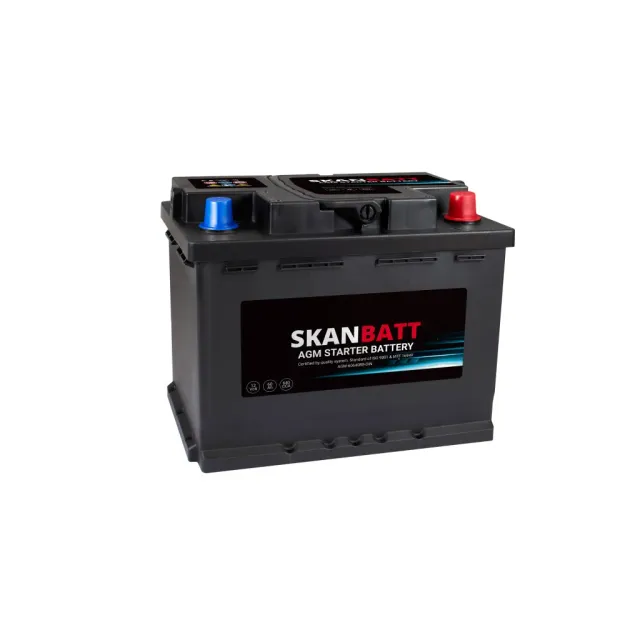 Skanbatt AGM startbatteri 12V 60Ah 640CCA