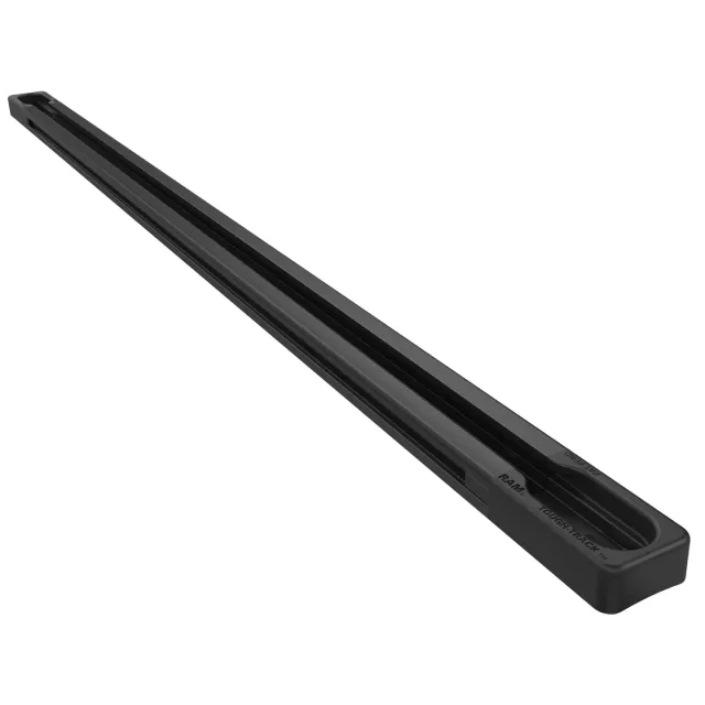 Marin & Fritid aluminiumskena 17" svart med ändlock