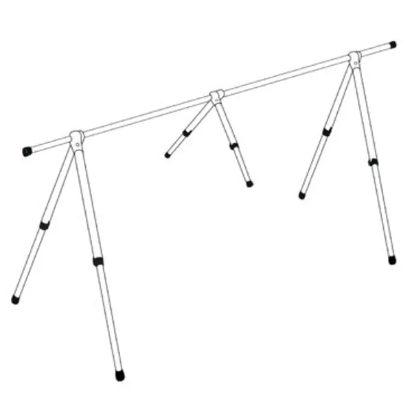 Noa A-ställning presenningsställning 8m aluminium