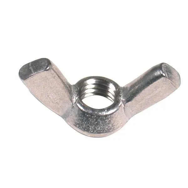Marin & Fritid Vingmutter 4 mm A4 DIN 315 4-pack rostfri
