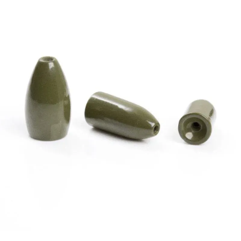 Marin & Fritid Worm weights sänke 10 g grön 10-pack