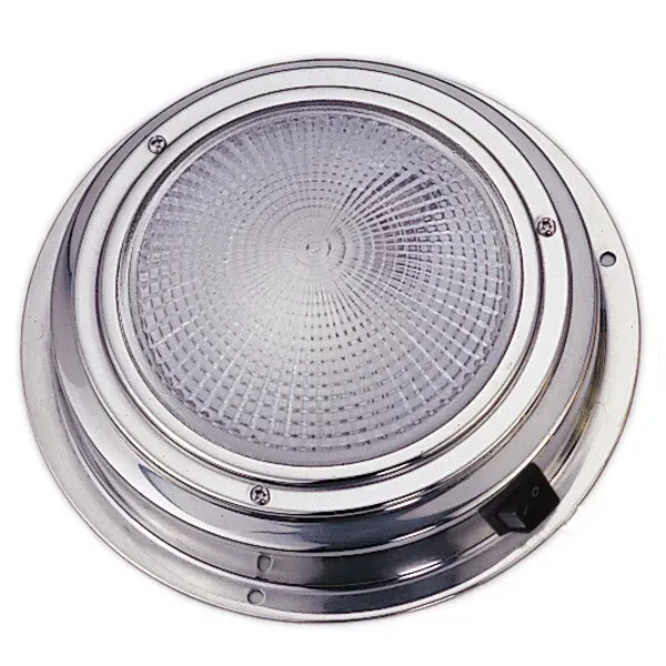 Marin & Fritid Klassiska taklampa utanpåliggande 20 LED rostfri