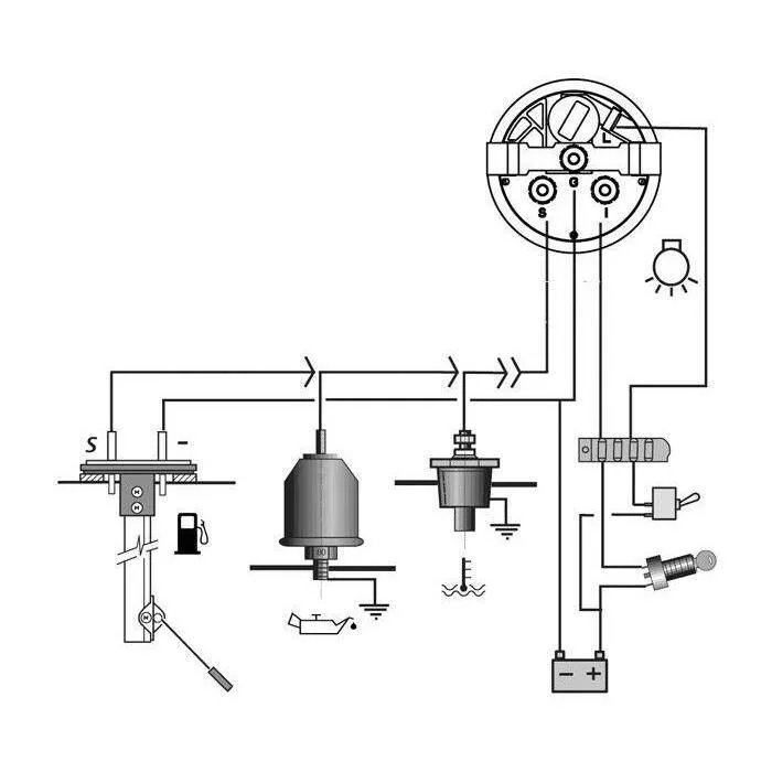 Veethree Temperaturgivare 240F 1/2 tum singel