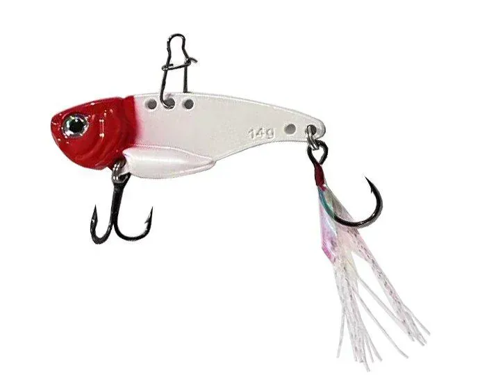Conrad Vibra Fat feather fiskedrag 7 g rödvit